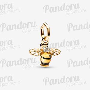 Pandora Sparkling Bee Dangle Charm